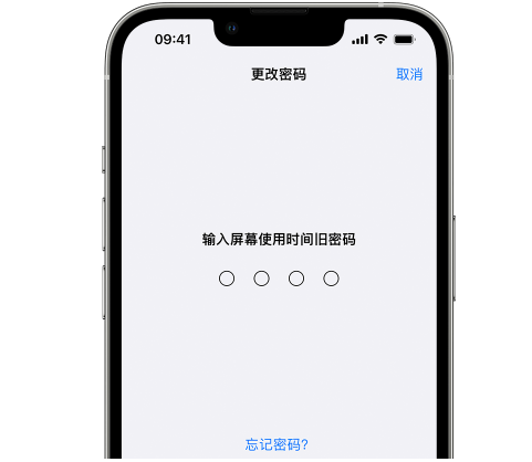 江口iPhone屏幕维修分享iPhone屏幕使用时间密码忘记了怎么办 