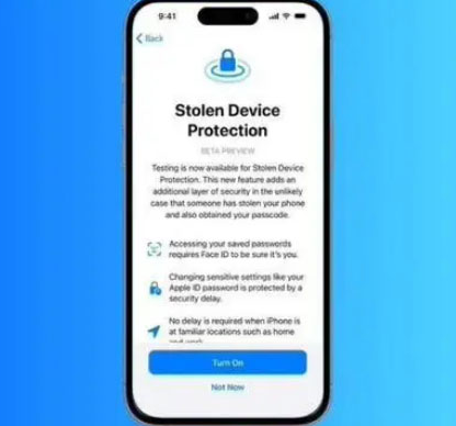 江口苹果授权维修店分享被盗设备保护功能开启方法 