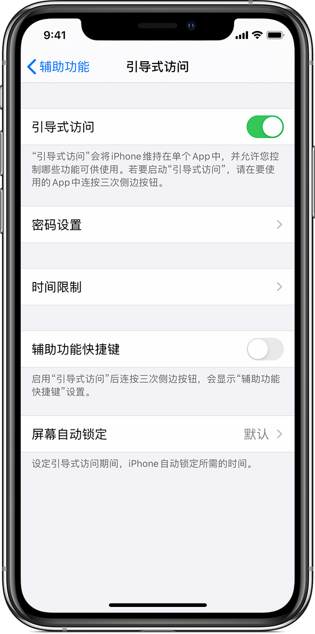 江口苹果手机维修分享如何在 iPhone 上退出引导式访问 