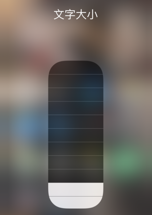 江口苹果手机维修分享小技巧：在 iPhone 控制中心快速调节字体大小 